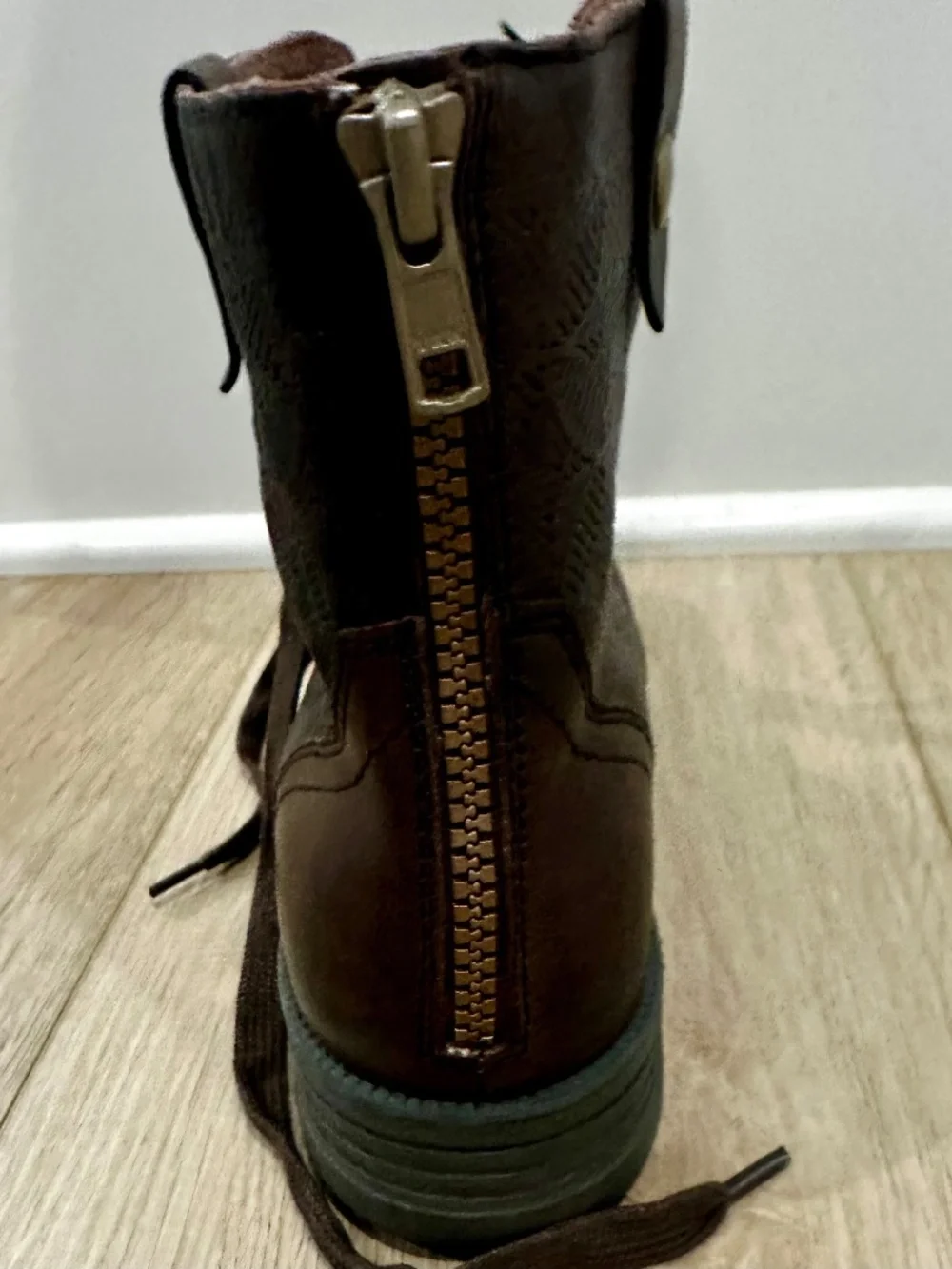 Rockport Women’s SZ 8 Cobb Hill Gorgeous soft LEATHER Boots Lace up/zip up Boots